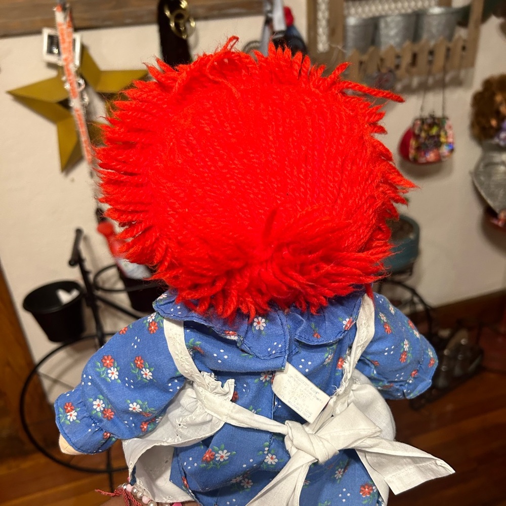 Hasbro Softies Raggedy Ann Cloth Doll Vintage